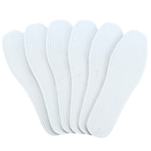 5-10双装白色手工纯棉布鞋垫女软底男舒适吸汗防臭透气全棉自由剪