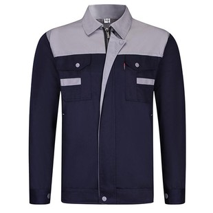 工作服男装冬装劳保服冬季加厚冬天厚款外套单上衣套装耐磨修车女