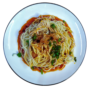 袁鲜成都凉面麻酸辣甜红油面皮粉方便速食四川特色网红小吃口袋拌