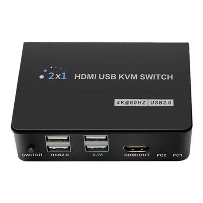 HDMI+USB二进一出屏幕键鼠切换器