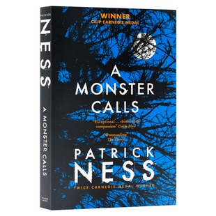 当怪物来敲门 英文原版小说 A Monster Calls 恶魔的呼唤 卡内基金奖 英文版电影原著小说书 Patrick Ness 进口原版英语书籍