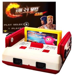 小霸王游戏机红白机4K高清连接电视插卡双人无线手柄怀旧款老式经典游戏机家用童年fc游戏卡任天堂魂斗罗D99