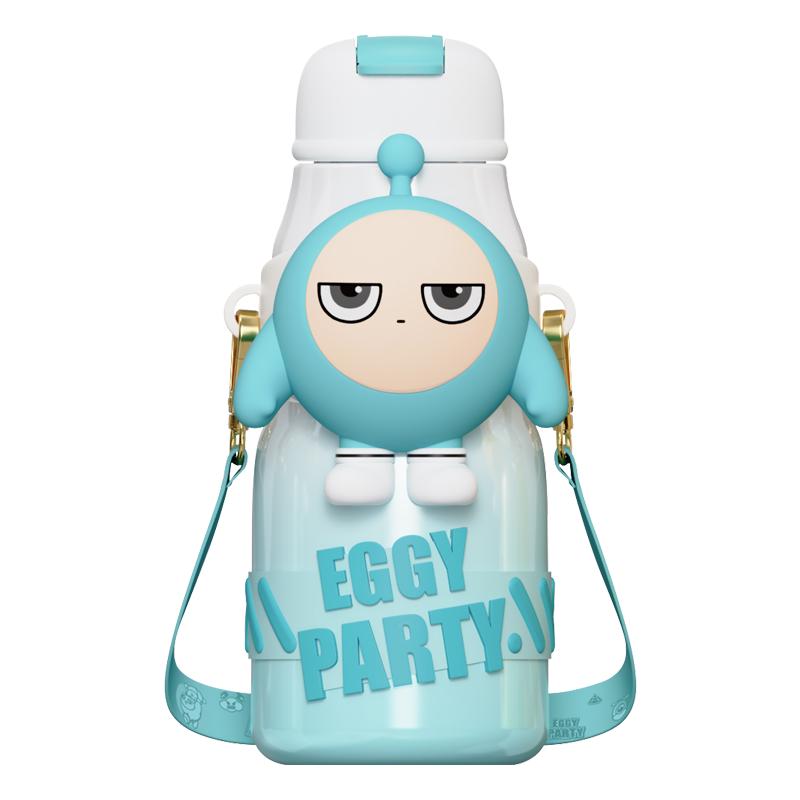 蛋仔派对学生吸管大容量保温杯