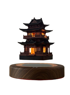 有艺术感的反重力阁楼黑科技磁悬浮摆件桌面小夜灯高级感小众装饰