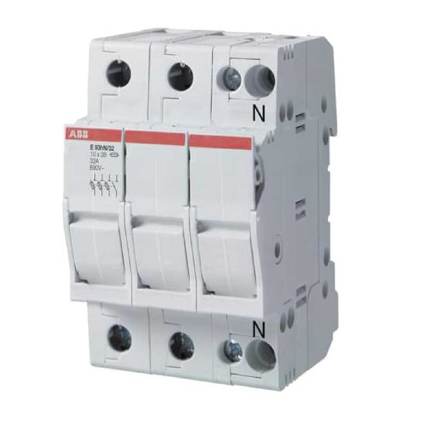 议价原装ABB熔断器式隔离开关 熔丝座  E93hN/32   3NA  32A图片