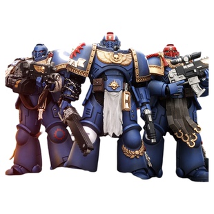 JOYTOY暗源战锤40K星际战士2联名泰图斯副官三人组可动模型