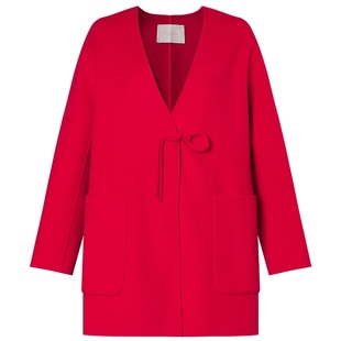 【绵羊毛+山羊绒】CADIDL卡迪黛尔商场同款冬季气质中式大衣