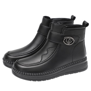 老北京布鞋2025冬季新款女棉鞋高帮软底舒适防滑保暖妈妈雪地鞋靴