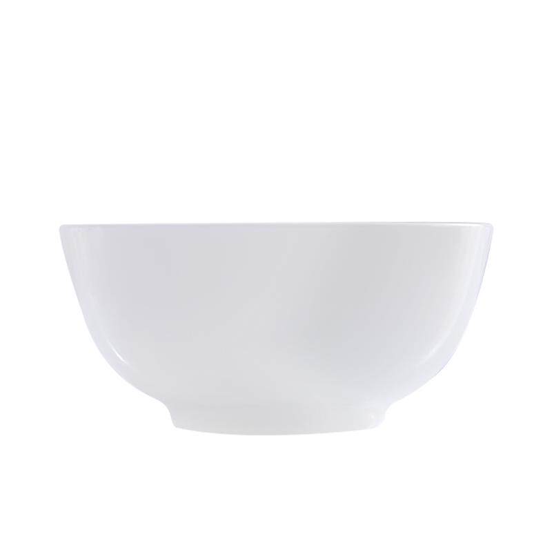 出口级纯白骨瓷7英寸面碗汤碗大碗陶瓷泡面碗餐具碗大容量捞面碗