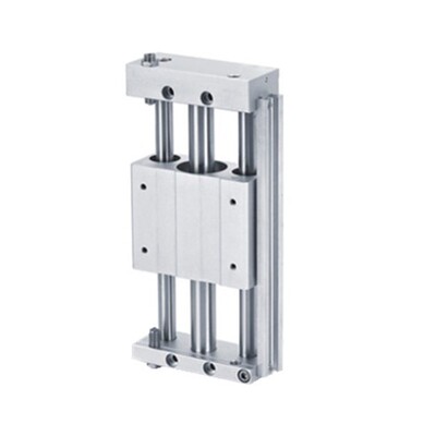 SMC磁耦式无杆气缸滑台CY1L6/10/15/20/25/32/40H-150-250-350-B