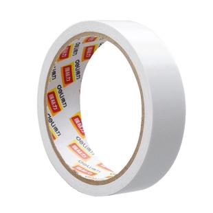 得力双面胶高粘度强力固定棉纸双面胶带儿童手工专用贴对联无痕胶春联双面贴易撕不留痕32卷整筒办公用品批发