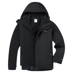 25秋冬新品哥伦比亚户外男防水防风保暖抓绒三合一冲锋衣XE5220