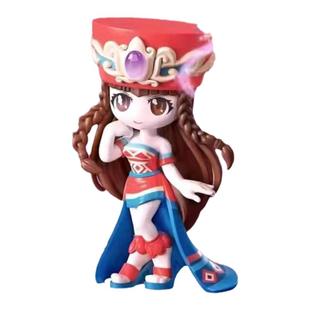 叶 萝莉精灵梦菲灵冰公主孔雀盲盒手办模型摆件可爱礼物女孩娃娃