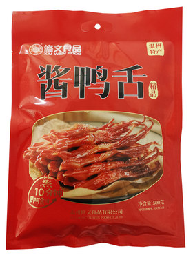 年货500g大条生鸭舌修文温州特产