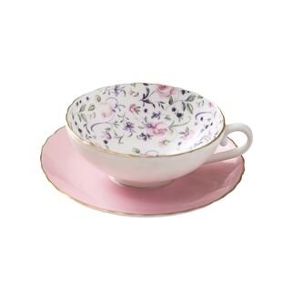 骨瓷咖啡杯碟套装日式简约花茶下午茶杯小精致茶具小奢华陶瓷杯碟