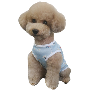 狗狗加绒背心马甲加厚护肚子包肚防着凉秋冬保暖母狗断奶绝育服