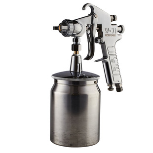 包邮明治W-71面漆高雾化喷枪家具荣陈77木器喷漆枪明治V3假一罚十