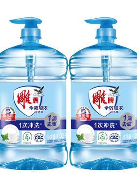 雕牌洗洁精小瓶家用便携装清洁剂厨房去油果蔬洗涤剂洗碗按压式