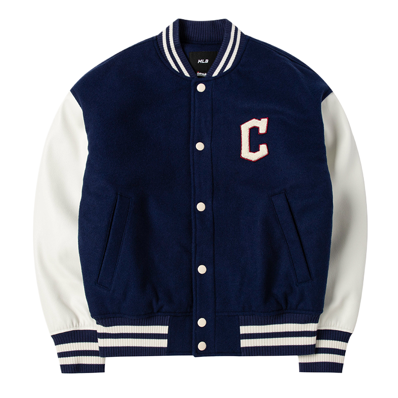 MLB男女刺绣logo棒球服棉夹克