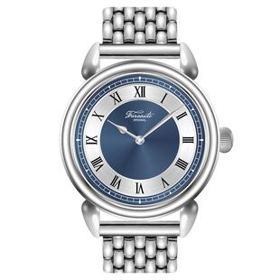 法拉苏蒂新复古座钟美学男女士自动机械表透视底盖珍珠陀机芯腕表