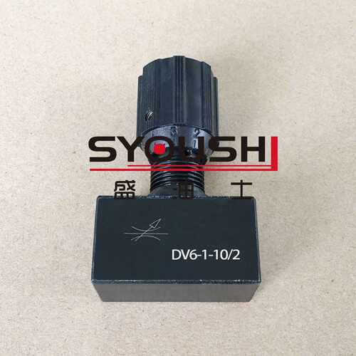 SYOUSHI节流阀DV6-1-10 DV6-1-10/2 DV8-1-10 DV8-1-10/2现货