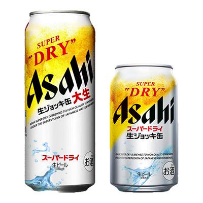Asahi朝日超爽生全开盖340/485ml