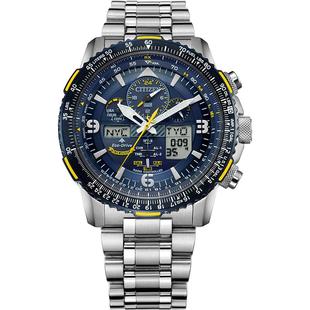 Citizen西铁城空中之鹰光动能电波蓝天使二代男士手表JY8078-01L