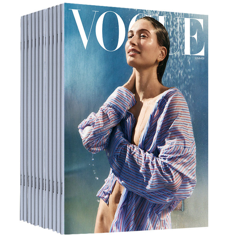 【美国版】VOGUE 服饰与美容女性时尚美容杂志 2025/26年订购健美旅行艺术服装珠宝 英语英文原版2023/24年