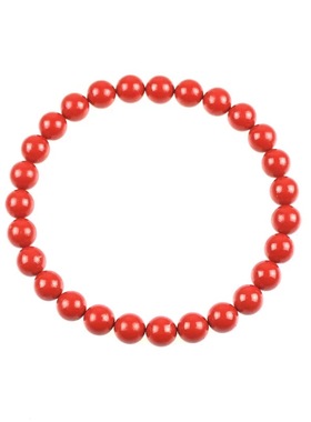 艾灸石养生稀土无绳百变磁珠项链