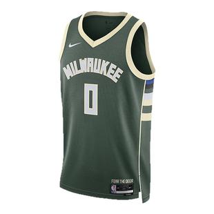 NBA官方正品Nike雄鹿利拉德男子SW球衣透气背心篮球服