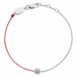 法国red高级感本命年小红绳手链illusion系列女纯银轻奢精致手饰