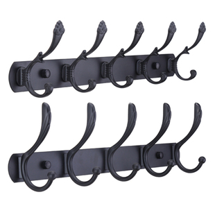 不锈钢挂衣钩试衣间免打孔挂衣架墙上衣帽钩浴室衣服挂钩排钩壁挂