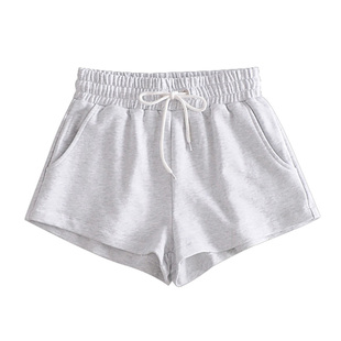 自制 bm纯棉外穿跑步运动短裤女休闲高腰学生短卫裤宽松显瘦热裤