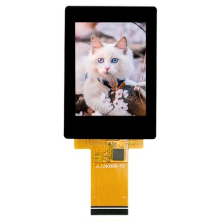 2.4寸TFT显示屏IPS全视角8位16位并口4线SPI串口宽盖板电容触摸