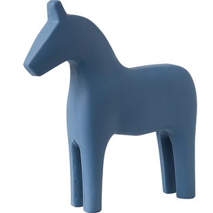 北欧ins风创意木马小摆件家居玄关酒柜客厅儿童房桌面装饰品摆设