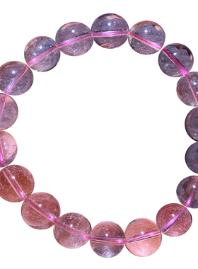 天然拉丝粉兔毛手链饰品送礼物女