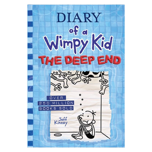 现货小屁孩日记15 Diary of a Wimpy Kid The Deep End 英版 初级章节书桥梁书 儿童故事文学 精装 英文原版 7-12岁 原版英语书籍
