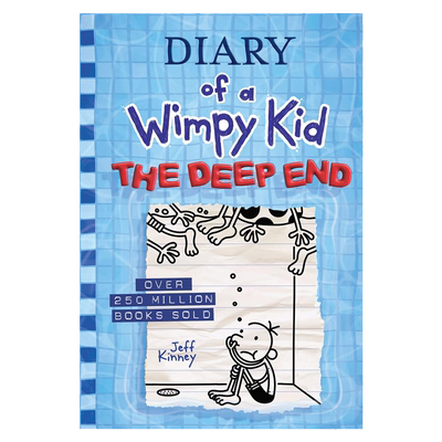 现货小屁孩日记15 Diary of a Wimpy Kid The Deep End 英版 初级章节书桥梁书 儿童故事文学 精装 英文原版 7-12岁 原版英语书籍
