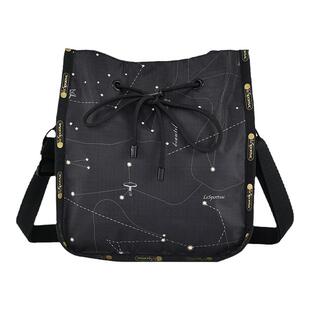 LeSportsac乐播诗新款TRENDY潮流小众印花抽绳斜挎包双肩包背包