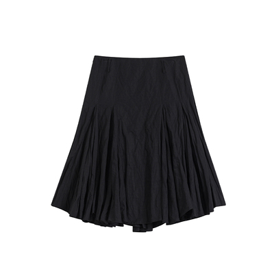 【现货】ICE DUST 26SS 春夏新款褶皱感半身裙 DOUBLEBOO