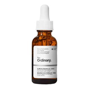 The Ordinary 5%咖啡因眼部精华霜紧致淡纹淡化黑眼圈改善泡泡眼