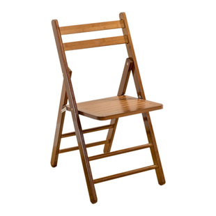 可折叠椅子家用折叠餐椅小户型阳台休闲竹椅便携式带靠背凳子简易