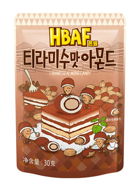 韩国进口草莓味蜂蜜扁桃仁
