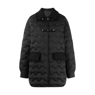 【90白鸭绒】秋水伊人新中式翻领羽绒服2025冬新款女保暖国风外套