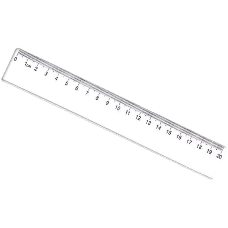 【15/20cm】透明波浪尺带波浪线直尺多功能绘图塑料尺学生文具