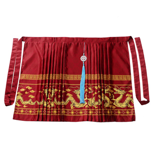 儿童汉服国学服装马面裙套装2024春季夏新款孔子古装男诵读演出服