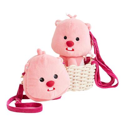 正版loopy斜挎包玩偶抱枕