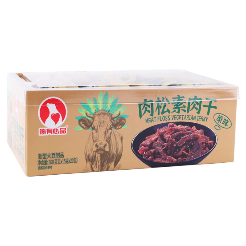原味香辣味肉松素肉干好吃豆制品