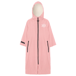 安泊来加绒浴巾吸水保暖防寒防风游泳冬训浴袍加厚男女款潜水斗篷