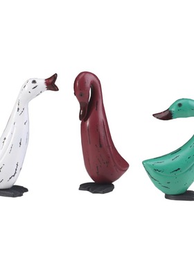 手工彩绘田园风动物小摆件